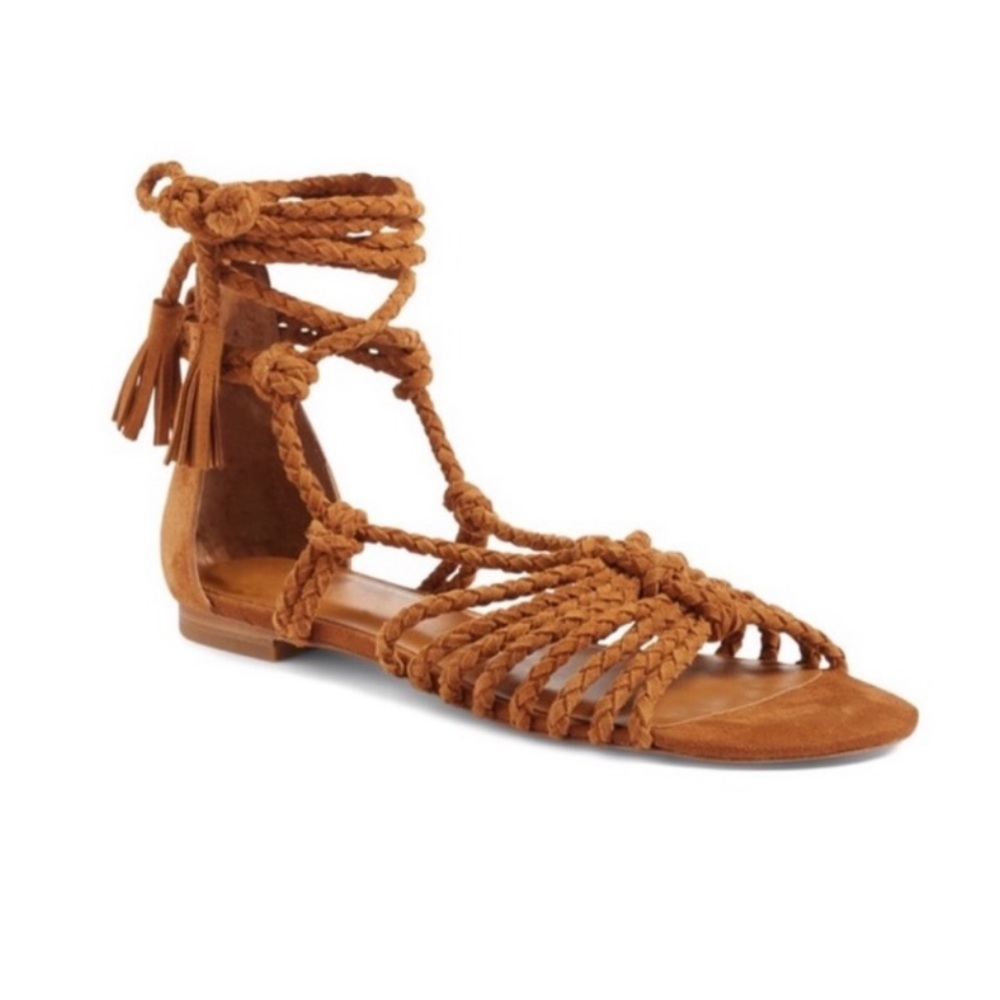JOIE falk ankle wrap gladiator sandals